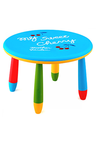 Raki Masa rotunda pentru copii SLANTE 70xh47cm albastra