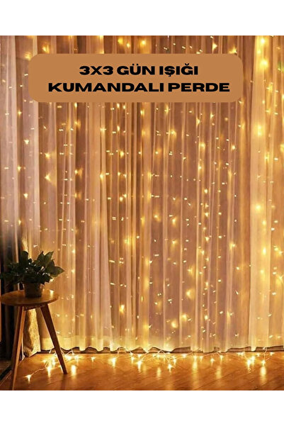 Epilons 8-Function Remote Controlled Daylight Curtain Fairy Led Decorative Light