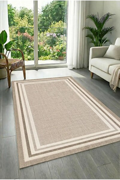 GECE HOME DİJİTAL BASKILI BOHEM KAHVE RENKLİ Kaymaz Taban Yıkanabilir Modern ...