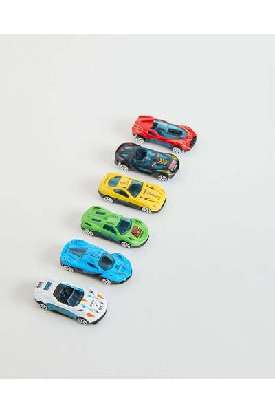 REDTAG Die Cast Car Set – 6 Pieces Assorted Colours