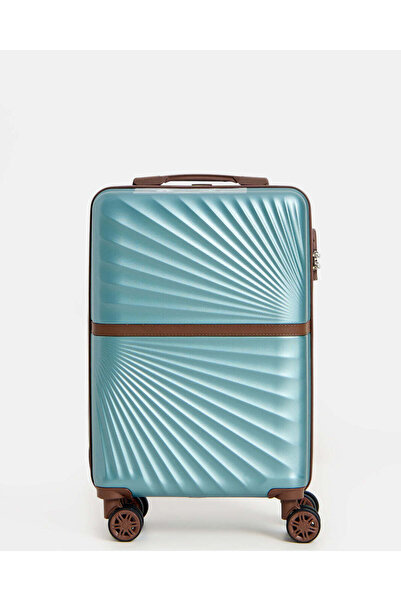 REDTAG Teal Trolley Luggage (20Inch)