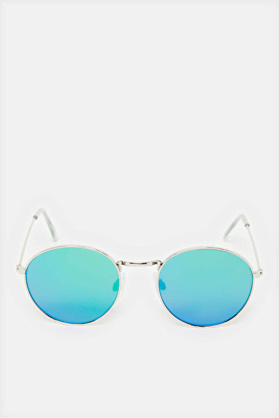 REDTAG Boys Silver Round Sunglasses