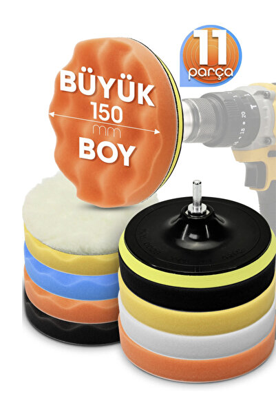 NiceLand Pasta Cila Polisaj Süngeri Seti 115mm Matkap ve Spiral Uyumlu Pasta ...