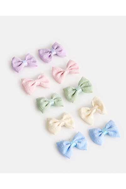 REDTAG مجموعة متنوعة من مشابك الشعر للبنات (عبوة من 10 قطع)