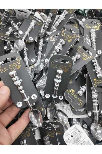 kurt41 12 Lux Heart Teaspoons - Spoons