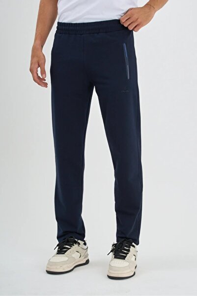 Shooter Sportswear Navy Blue Men's Sweatpants Breathable Regular Fit Elastic ...