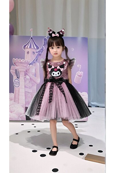 esmanin dolabı Kuromi katkat çocuk abiye elbise