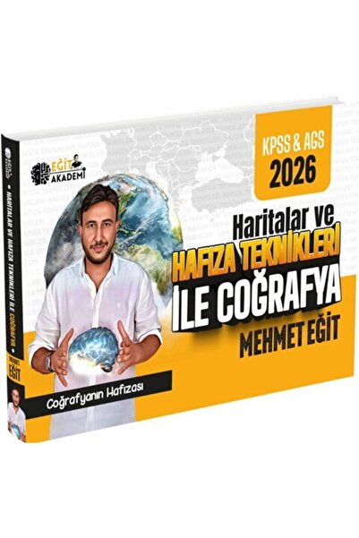 Ankara Kitap Merkezi 2026 MEB AGS KPSS Mehmet Eğit Haritalar ve Hafıza Teknik...