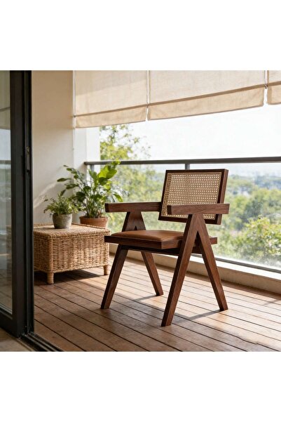 Mtanvxay كرسي طعام بذراعين من قماش مخملي، بتصميم كلاسيكي من خشب المطاط، مناسب...