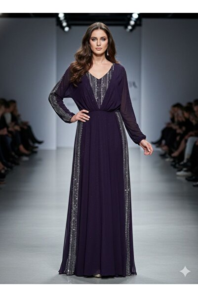 Pyramid masterpieces Evening dress with long sleeves