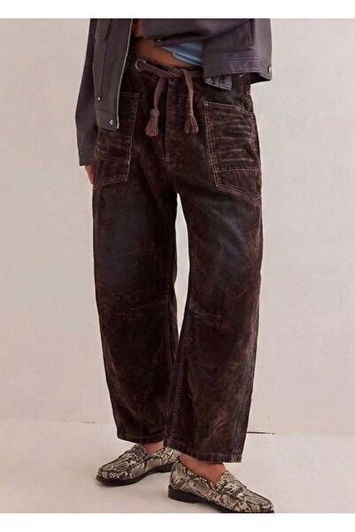 GAMZE ALPTEKİN Baggy Wide Leg Jeans for Women Vintage Low Waist Bell Bottom P...