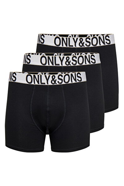 Only & Sons Pachet de boxeri din bumbac cu talie elastică - Basic