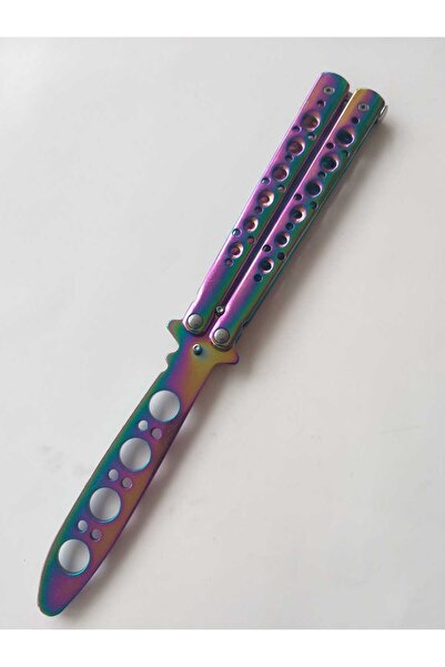 Tactical Line 21 cm Paslanmaz Çelik Eğitim Kelebek KESKİN DEĞİLDİR