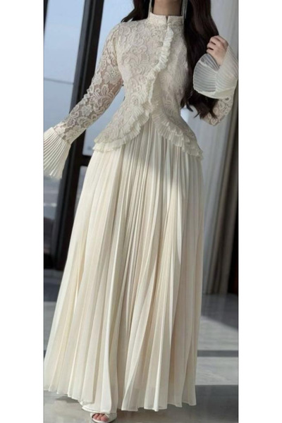 Cutie فستان سهره مع الكسرات