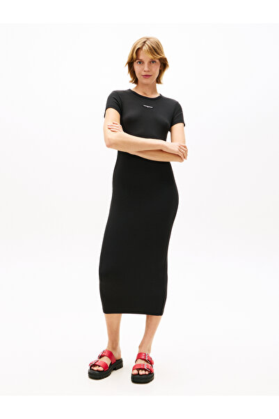 Tommy Jeans Black Tjw Script Label Mid