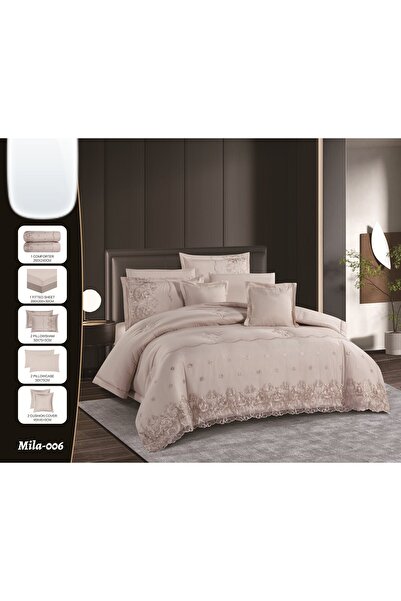 Mon Summer double bedsheet set, 8 pieces, soft fabric, cover size 240*260cm, ...