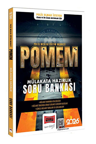 Yargı Yayınları 2026 POMEM Mülakata Hazırlık Soru Bankası
