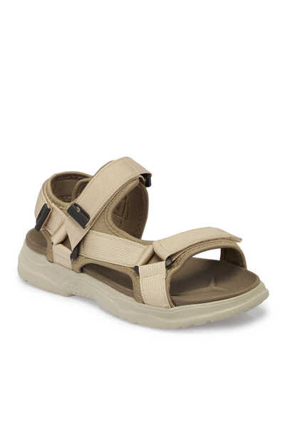 Tergan Haki Vegan - Tekstil Erkek Sandalet - E25Y1SN57400-N5P