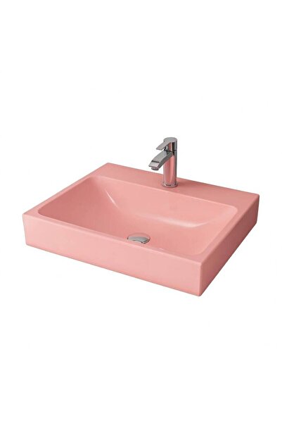Bocchi Scala Tezgah Üstü Lavabo 60 cm Mat Somon - 1077-032-0126