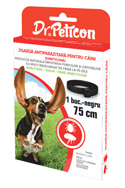 BistriVet Non-medicated antiparasitic collar for dogs, Dr Peticon, 75 cm
