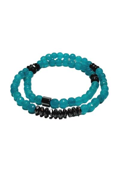 Janti Jtss26Blk1687 Ceyt and Hematite Natural Stone Flexible Double Wrap 6 mm...