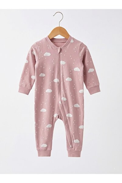 NO NAME Pamuklu Bulut Desenli Bebek Uyku Tulumu / Tulum