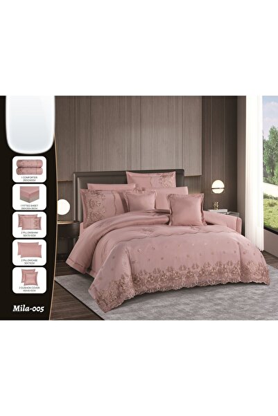 Mon Summer double bedsheet set, 8 pieces, soft fabric, cover size 240*260cm, ...