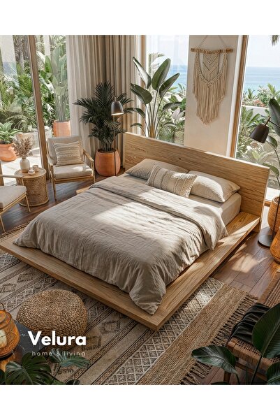Velura Home & Living Voga Karyola- Naturel