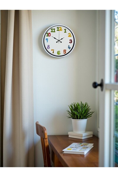 Leyaton 36 cm Children's Room Decorative Wall Clock Lwlhm-Rsyt34