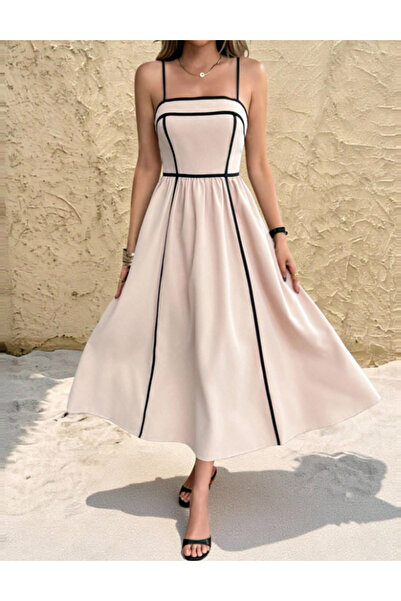 Sheya Rochie midi Sheya, bej