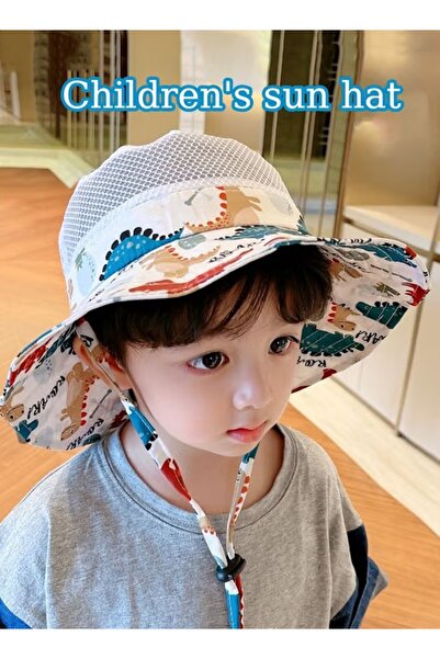 Generic قبعة واقية من الشمس للأطفال، قبعة شمسية تحجب الأشعة فوق البنفسجية، قب...