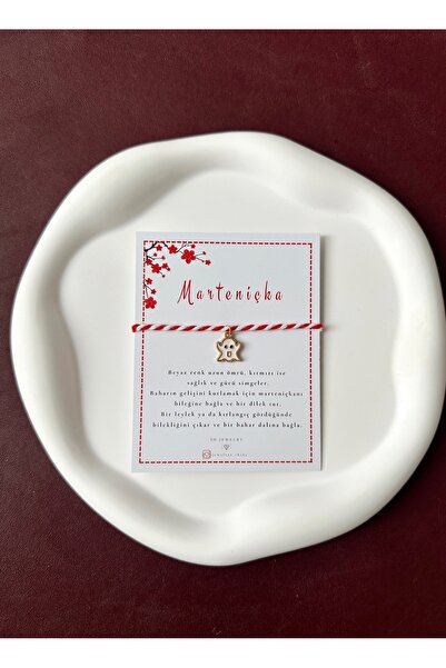 the canelif accessories Marteniçka Bracelet with Card - Adjustable, Special D...