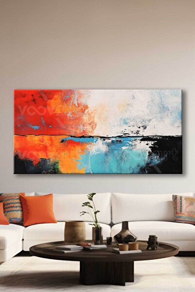Voovart Modern Soyut Dekoratif Kanvas Tablo – VOOV3043