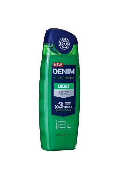 Denim Performance Energy Body Face Wash for Men Green Cleanser 1 Pc