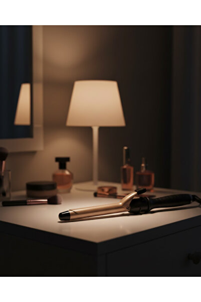 UCUZTEKNO مكواة تجعيد الشعر السيراميكية مع إمكانية ضبط درجة الحرارة 230 درجة ...