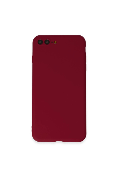 eco port جراب آيفون 7 بلس أول سيليكون - أحمر كلاريت