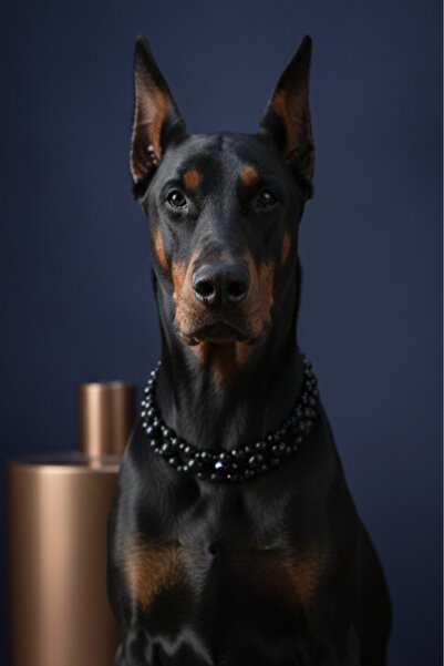 Stoneage قلادة طوق أسود اللون