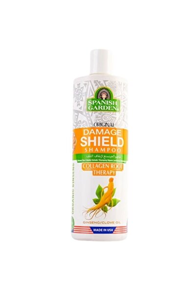 spanish Garden Damage Shield Shampoo Ginseng Clove Oil Strengthening White Bo...