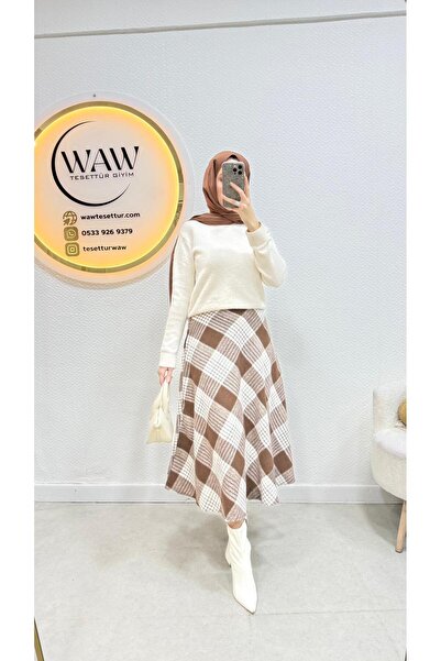 waw tesettür Tesettür Ekose Etek