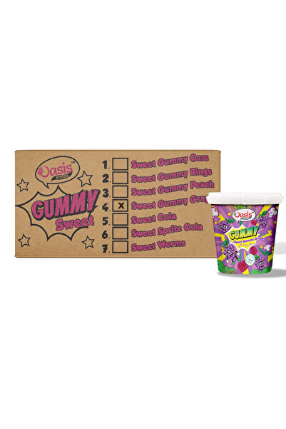 Oasis Sweet Grape Gummies Carton (160g x 24 pcs)