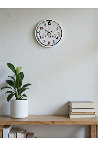 Leyaton 36 cm Children's Room Wall Clock Lwlhm-Rsyt34