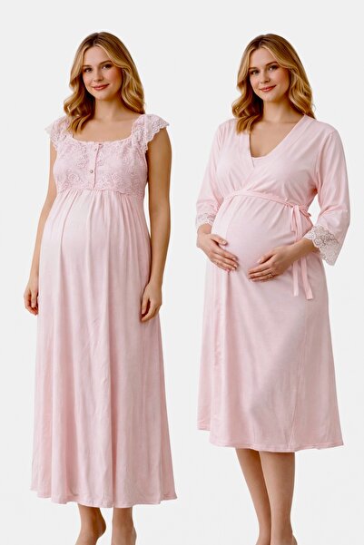 VIEN POLO HAMİLE GECELİK SABAHLIK TAKIMI