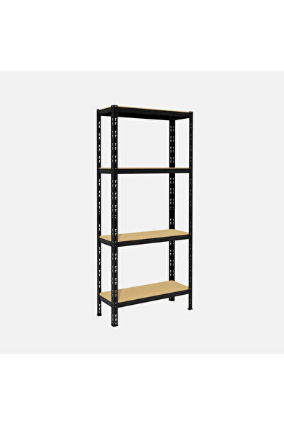 ENLIS 4 Katlı Metal Raf Sistemi Ağır Yük Rafı Çelik Gövdeli Depo Garaj Kiler ...