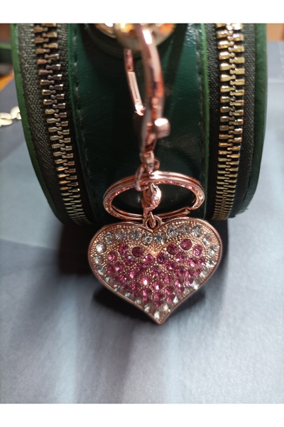 JHTshop Stony chic trend young child figure bright colors heart big keychain