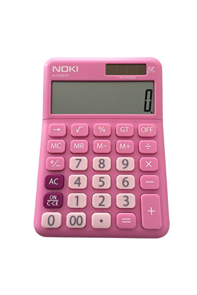 Noki Office Calculator 12-Digit HCS001 Pink
