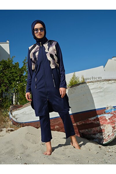 ALFASA Rivella Crop Look Hijab Swimsuit - Alf26405