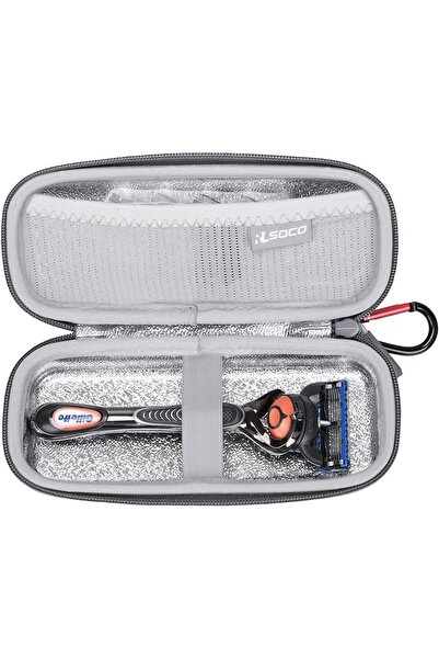 RLSOCO حافظة صلبة لماكينة حلاقة جيليت فيوجن 5/مارش 3/برو جلايد 5/سكين جارد/بر...