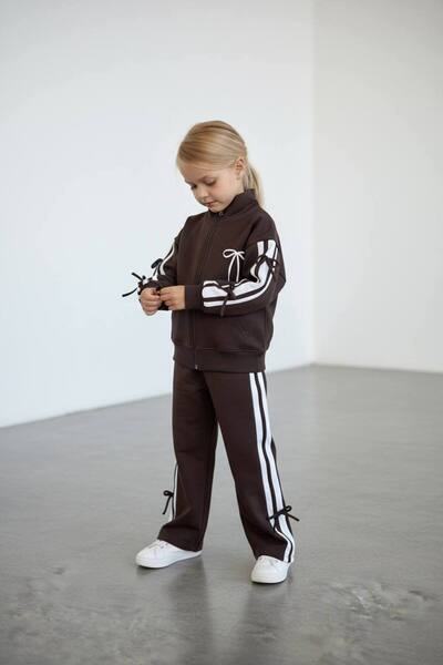RONYPONY Girl's Tracksuit Set in Silver Sportswear Casual New Season