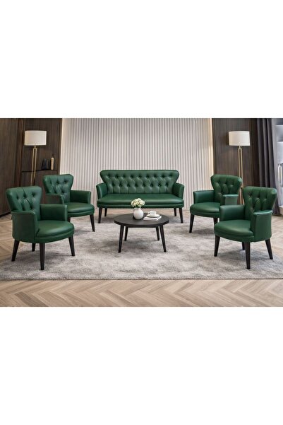 VENQM Deri Ofis Takımları ,bekleme salonu ,ofis klinik kafe otel balkon takımı