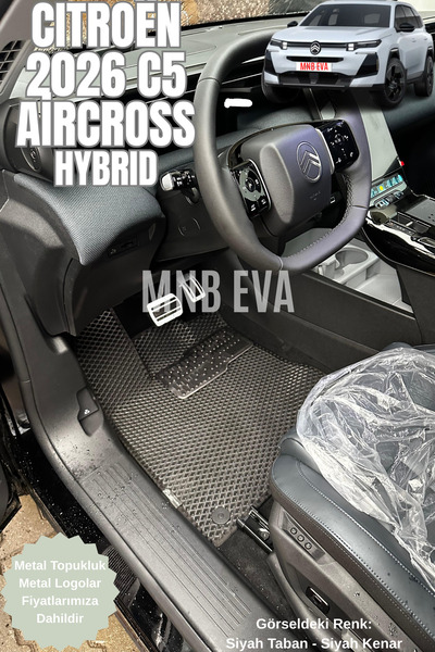 MNB EVA Citroen C5 Aircross 2026 Hybrid Oto Paspas (EVA, Metal Topukluklu, Lo...